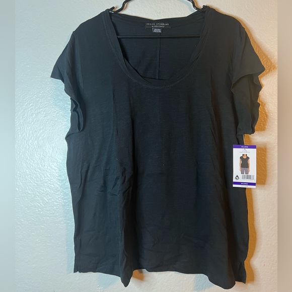 Social Standard By Sanctuary Women's Amber Scoop Neck Tee NWT XXL - Picture 2 of 4